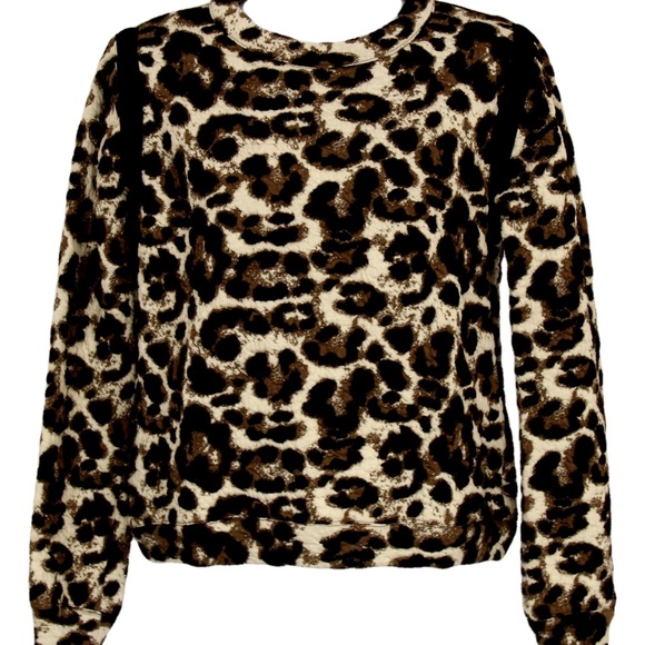 Madewell Tops - Rachel Comey x Madewell Legend Leopard Sweatshirt